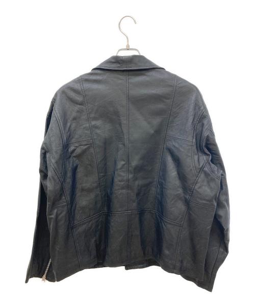 yoused（ユーズド）yoused (ユーズド) Leather Urban Riders JKT ブラック サイズ:2の古着・服飾アイテム