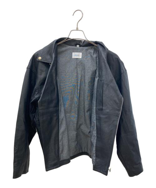 yoused（ユーズド）yoused (ユーズド) Leather Urban Riders JKT ブラック サイズ:2の古着・服飾アイテム