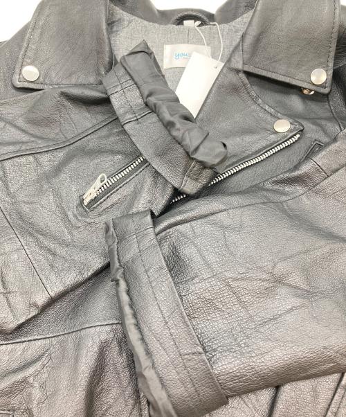 yoused（ユーズド）yoused (ユーズド) Leather Urban Riders JKT ブラック サイズ:2の古着・服飾アイテム