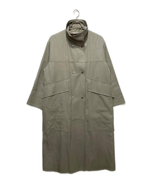 cepie.（セピエ）cepie. (セピエ) ダブルコート オリーブ サイズ:Fの古着・服飾アイテム