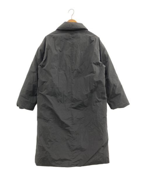 allureville（アルアバイル）allureville (アルアバイル) ショールカラーパディングコート グレー サイズ:2の古着・服飾アイテム