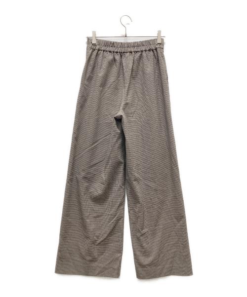 BEAUTY&YOUTH（ビューティーアンドユース）BEAUTY&YOUTH (ビューティーアンドユース) TRハウンドトゥースタックワイドパンツ ブラウン サイズ:Mの古着・服飾アイテム