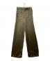 TOM FORD（トムフォード）の古着「シルクワイドパンツ」｜カーキ