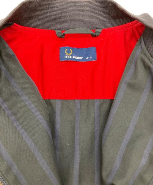 FRED PERRY（フレッドペリー）FRED PERRY (フレッドペリー) ストライプブルゾン ネイビー サイズ:Sの古着・服飾アイテム