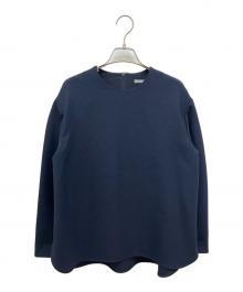 theory luxe（セオリーリュクス）の古着「プルオーバーブラウス」｜ネイビー
