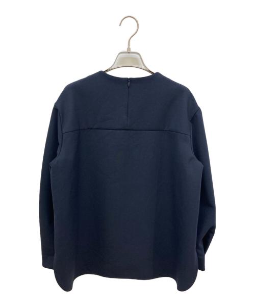 theory luxe（セオリーリュクス）theory luxe (セオリーリュクス) プルオーバーブラウス ネイビー サイズ:38の古着・服飾アイテム