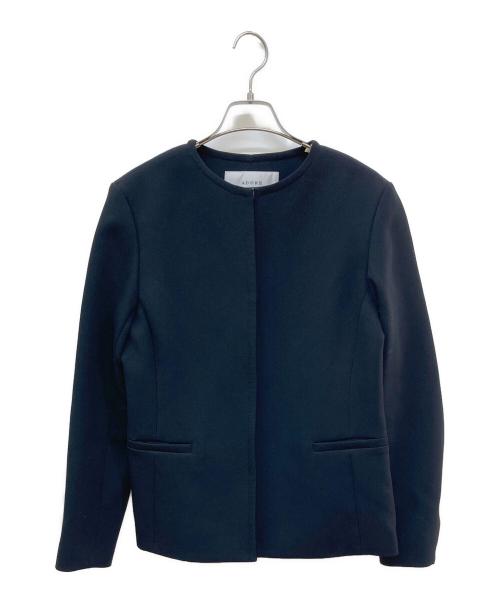 ADORE（アドーア）ADORE (アドーア) トリプルクロスジャケット ブラック サイズ:38の古着・服飾アイテム