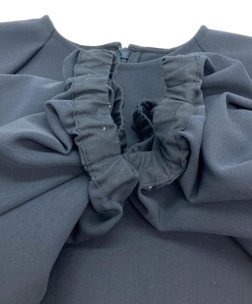 Mila Owen（ミラオーウェン）Mila Owen (ミラオーウェン) ペプラムブラウステーパードパンツ ネイビー サイズ:1の古着・服飾アイテム