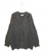 MAISON SPECIALメゾンスペシャル）の古着「Shaggy Knit Cardigan」｜ブラック