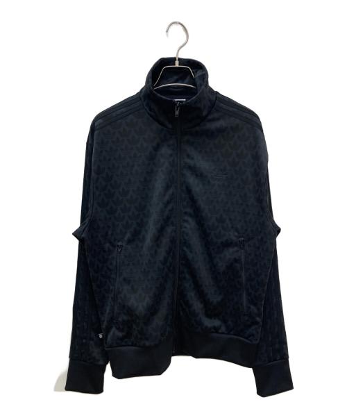 adidas Originals（アディダスオリジナル）adidas originals (アディダスオリジナル) モノグラムトラックジャケット ブラック サイズ:Mの古着・服飾アイテム