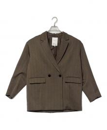 ELENDEEK（エレンディーク）の古着「ヘリンボーンオーバージャケット」｜ブラウン