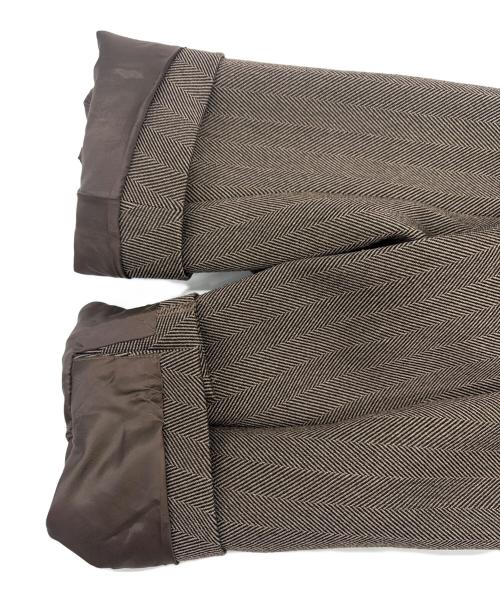ELENDEEK（エレンディーク）ELENDEEK (エレンディーク) ヘリンボーンオーバージャケット ブラウン サイズ:SIZE Freeの古着・服飾アイテム