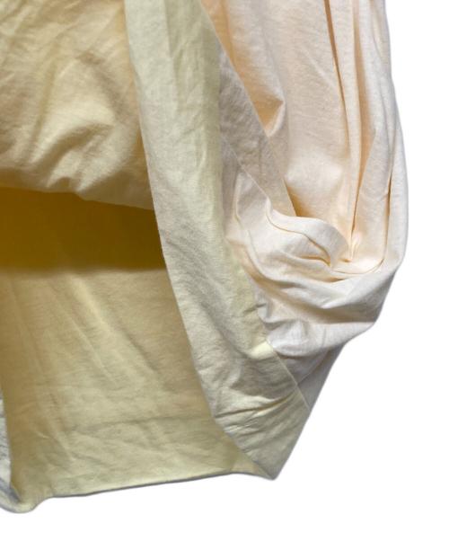 JANE SMITH（ジェーンスミス）JANE SMITH (ジェーンスミス) LAYERED TUCK SKIRT イエロー サイズ:36の古着・服飾アイテム