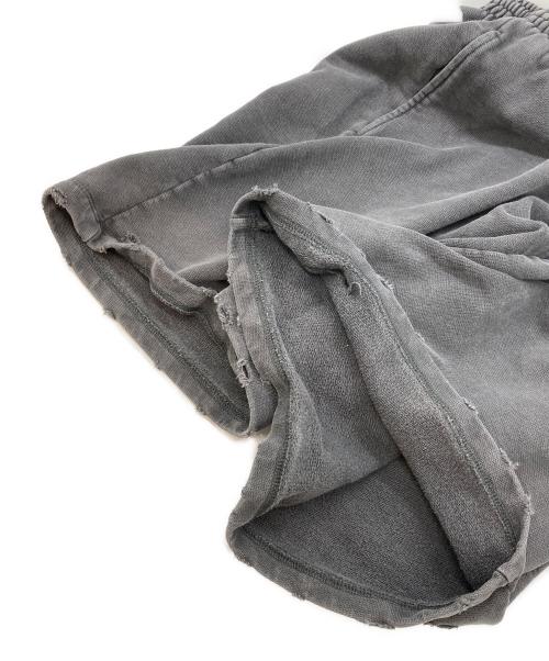 masonprince（メゾンプリンス）masonprince (メゾンプリンス) ダメージ加工スウェットショートパンツ チャコールグレー サイズ:1の古着・服飾アイテム