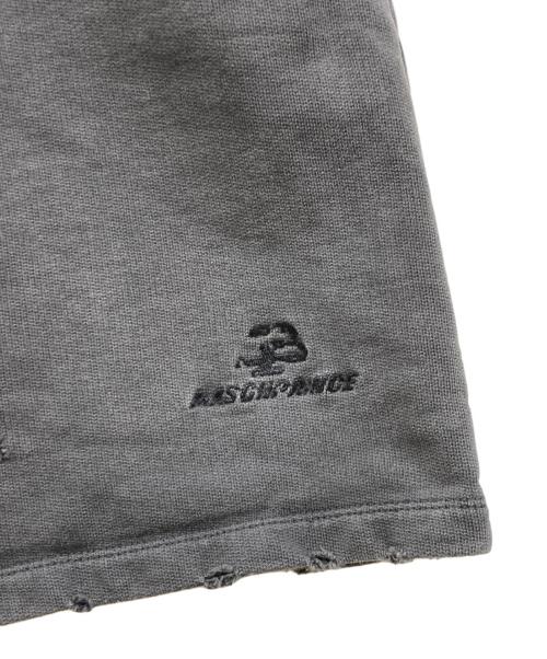 masonprince（メゾンプリンス）masonprince (メゾンプリンス) ダメージ加工スウェットショートパンツ チャコールグレー サイズ:1の古着・服飾アイテム