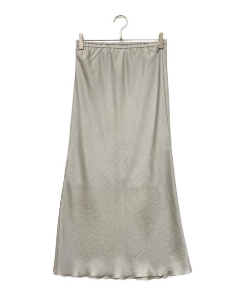 IENA（イエナ）IENA (イエナ) サテンバイヤスイージースカート グレー サイズ:38の古着・服飾アイテム