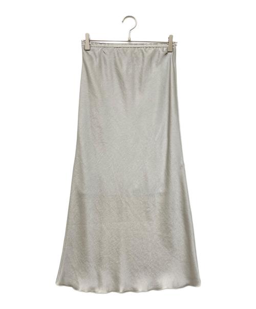 IENA（イエナ）IENA (イエナ) サテンバイヤスイージースカート グレー サイズ:38の古着・服飾アイテム