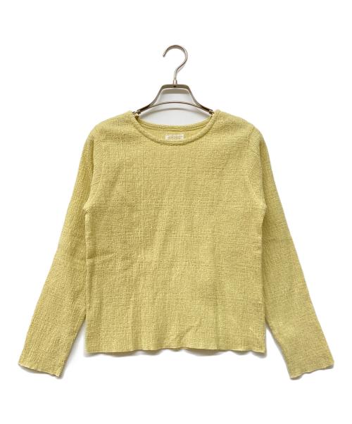 qiri（キリ）qiri (キリ) シャーリングブラウス イエロー サイズ:Fの古着・服飾アイテム