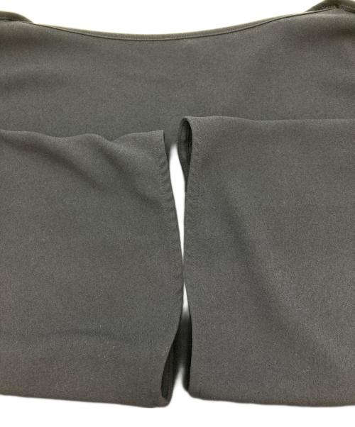 DES PRES（デ プレ）DES PRES (デ プレ) ジャージーライクジョーゼット ボートネックブラウス ネイビー サイズ:FREEの古着・服飾アイテム