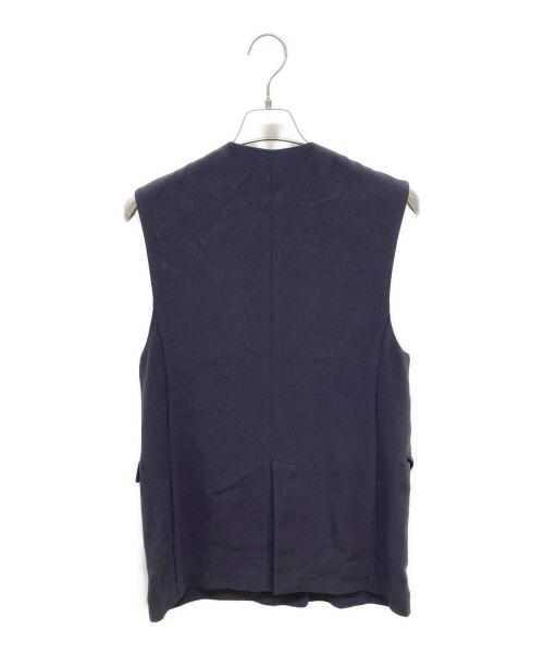 icB（アイシービー）icB (アイシービー) BackSatinGeorgetteノーカラージレ グレー サイズ:4の古着・服飾アイテム