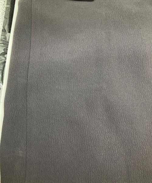 icB（アイシービー）icB (アイシービー) BackSatinGeorgetteノーカラージレ グレー サイズ:4の古着・服飾アイテム