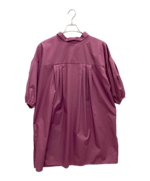 RIM.ARK（リムアーク）RIM.ARK (リムアーク) Under tuck volume 2way tops パープル サイズ:SIZE38の古着・服飾アイテム