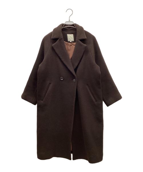 B:MING by BEAMS（ビーミングバイビームス）B:MING by BEAMS (ビーミングバイビームス) オーバーチェスターコート ブラウン サイズ:Lの古着・服飾アイテム