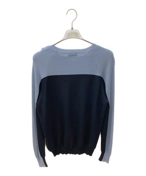 Salvatore Ferragamo（サルヴァトーレ フェラガモ）Salvatore Ferragamo (サルヴァトーレ フェラガモ) シルク混ニット ブラック サイズ:Lの古着・服飾アイテム