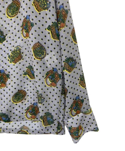 NOMA t.d.（ノーマティーディー）NOMA t.d. (ノーマティーディー) Chiffon Baskets Shirt グレー サイズ:1の古着・服飾アイテム