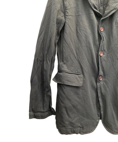 COMME des GARCONS HOMME PLUS（コムデギャルソンオムプリュス）COMME des GARCONS HOMME PLUS (コムデギャルソンオムプリュス) ポリエステル縮絨製品染めジャケット ブラック サイズ:Мの古着・服飾アイテム
