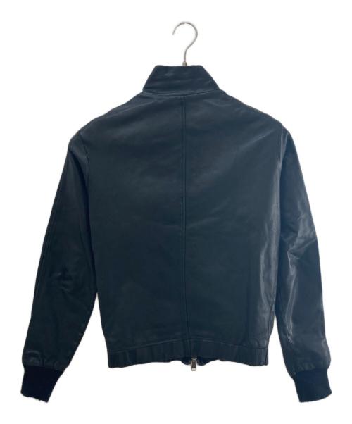 GIORGIO BRATO（ジョルジョブラッド）GIORGIO BRATO (ジョルジョブラッド) レザーブルゾン ブラック サイズ:44の古着・服飾アイテム