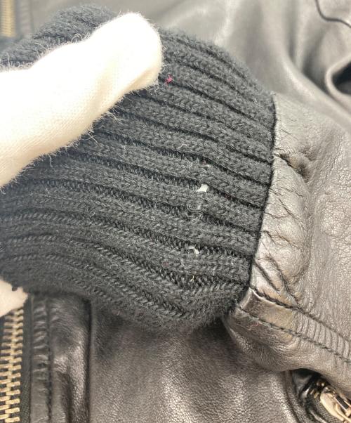 GIORGIO BRATO（ジョルジョブラッド）GIORGIO BRATO (ジョルジョブラッド) レザーブルゾン ブラック サイズ:44の古着・服飾アイテム