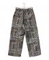 MAISON SPECIAL (メゾンスペシャル) パッチワークジャガードワンタックワイドパンツ ブラウン：8000円