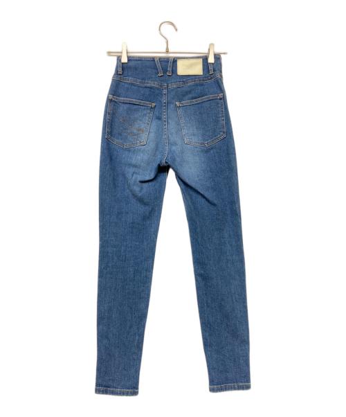 HER LIP TO（ハーリップトゥ）Her lip to (ハーリップトゥ) Paris High Rise Jeans インディゴ サイズ:61ｃｍ（W24)の古着・服飾アイテム