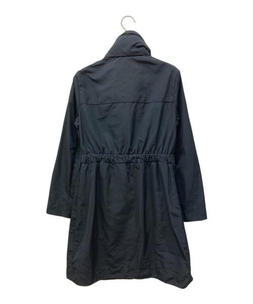 MONCLER（モンクレール）MONCLER (モンクレール) ドローストリングコート ブラックの古着・服飾アイテム
