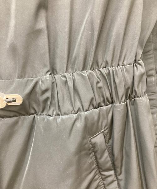 MONCLER（モンクレール）MONCLER (モンクレール) ドローストリングコート ブラックの古着・服飾アイテム