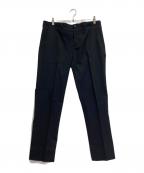 PRADAプラダ）の古着「センタープレスパンツ」｜ブラック