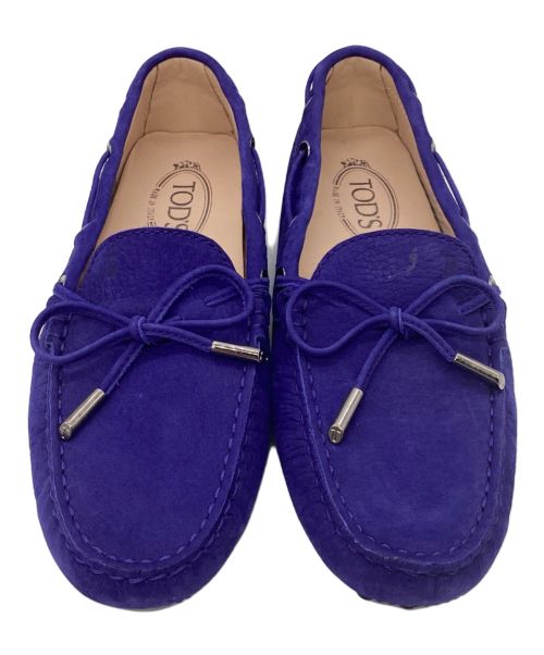 TOD'S（トッズ）TOD'S (トッズ) ドライビングシューズ ブルー サイズ:39の古着・服飾アイテム
