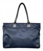 PORTERポーター）の古着「タイム トートバッグ」｜ネイビー