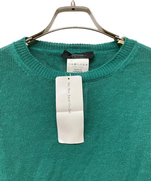 Max Mara WEEK END LINE（マックスマーラ ウイークエンドライン）Max Mara WEEK END LINE (マックスマーラ ウイークエンドライン) リネンニット グリーン サイズ:M 未使用品の古着・服飾アイテム