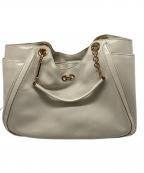 Salvatore Ferragamoサルヴァトーレ フェラガモ）の古着「チェーントートバッグ」｜アイボリー