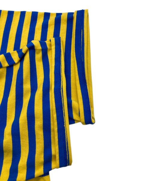 mnml（ミニマル）mnml (ミニマル) ボーダーTシャツ イエロー サイズ:Mの古着・服飾アイテム