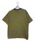 mnml (ミニマル) ボーダーTシャツ イエロー サイズ:M：2500円
