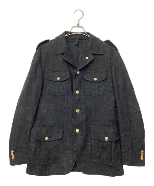 L.B.M.1911（エルビーエム1911）L.B.M.1911 (エルビーエム1911) サファリジャケット ブラック サイズ:46の古着・服飾アイテム