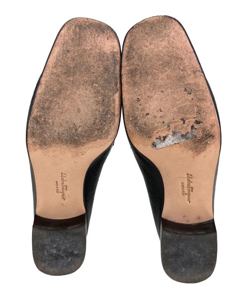 Salvatore Ferragamo（サルヴァトーレ フェラガモ）Salvatore Ferragamo (サルヴァトーレ フェラガモ) ガンチーニローファー ブラック サイズ:SIZE6の古着・服飾アイテム