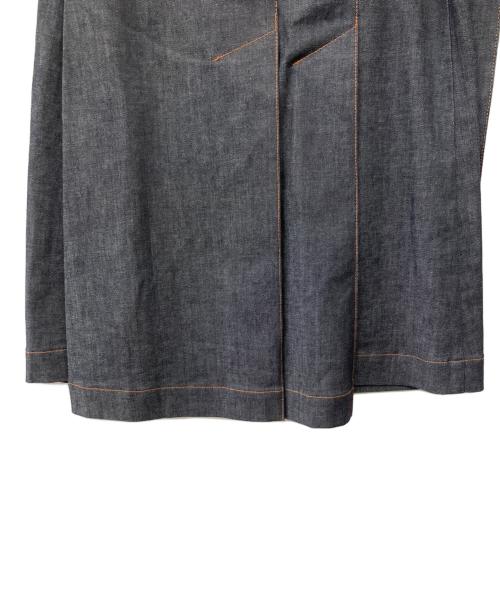 CYCLAS（シクラス）CYCLAS (シクラス) ベルト付きデニムスカート インディゴ サイズ:32の古着・服飾アイテム