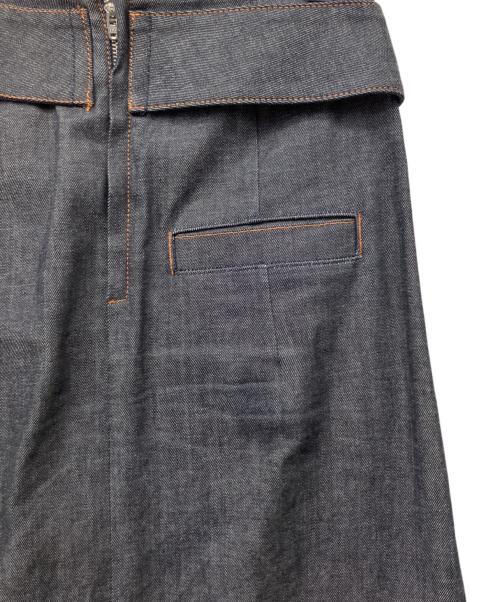 CYCLAS（シクラス）CYCLAS (シクラス) ベルト付きデニムスカート インディゴ サイズ:32の古着・服飾アイテム