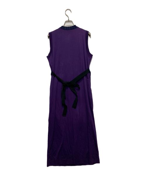JOHN LAWRENCE SULLIVAN（ジョン ローレンス サリバン）JOHN LAWRENCE SULLIVAN (ジョン ローレンス サリバン) ニットドッキングノースリーブワンピース パープル サイズ:-の古着・服飾アイテム