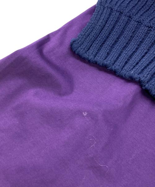 JOHN LAWRENCE SULLIVAN（ジョン ローレンス サリバン）JOHN LAWRENCE SULLIVAN (ジョン ローレンス サリバン) ニットドッキングノースリーブワンピース パープル サイズ:-の古着・服飾アイテム