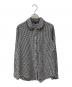 JUPE BY JACKIE（ジュップバイジャッキー）の古着「ギンガムチェック丸襟シャツ」｜ブラック